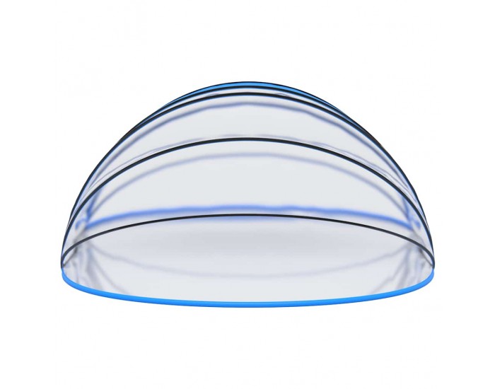 Sonata H Купол за басейн, овален, 620x410x210 см