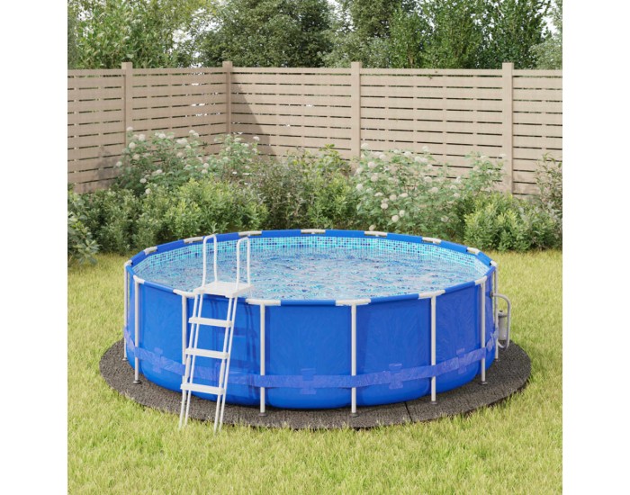 Sonata H Подложка за басейни светлосива Ø396 см полиестерен геотекстил