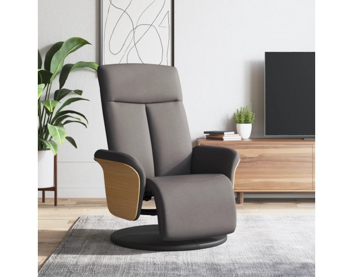 Sonata H Реклайнер стол с поставка за крака, таупе, текстил