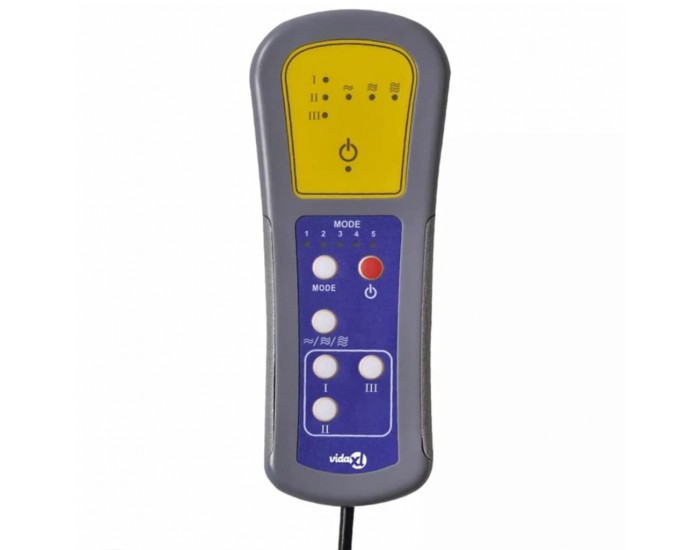 Sonata H Масажен реклайнер стол с опора за крака, бял, изкуствена кожа