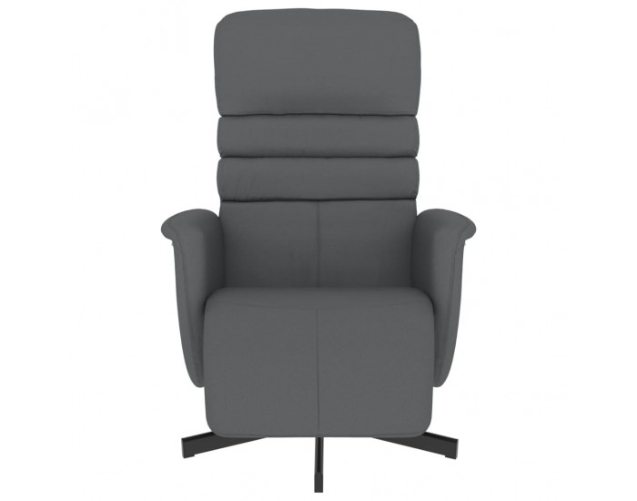 Sonata H Наклоняем стол с поставка за крака, сив, изкуствена кожа