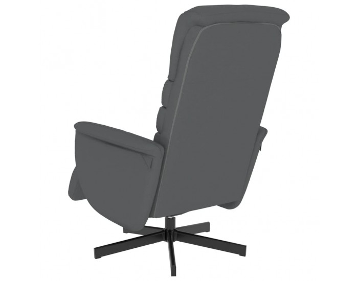 Sonata H Наклоняем стол с поставка за крака, сив, изкуствена кожа