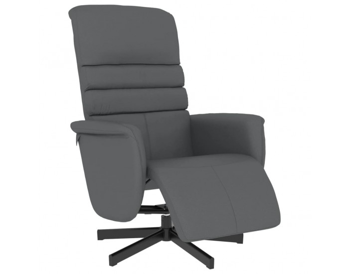 Sonata H Наклоняем стол с поставка за крака, сив, изкуствена кожа