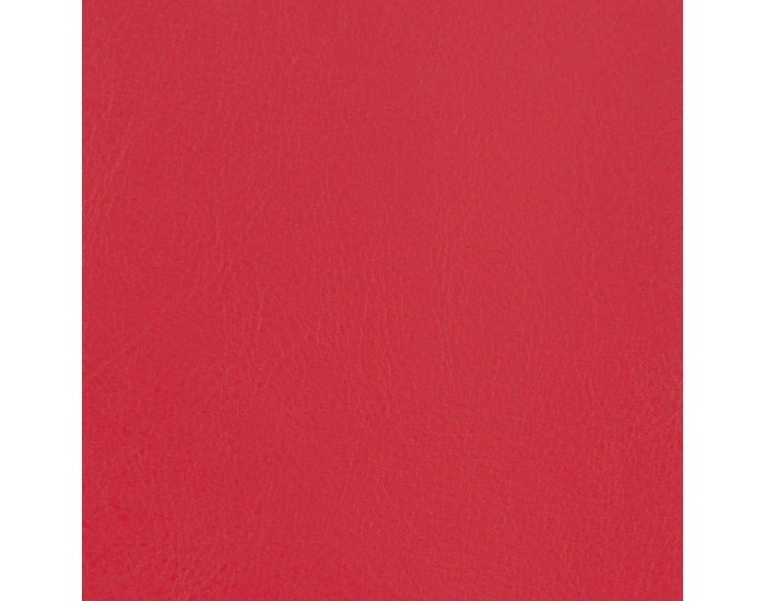 Sonata H Объл фотьойл с табуретка за крака, червени, изкуствена кожа