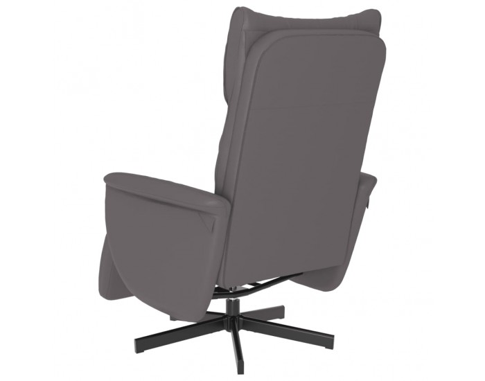 Sonata H Наклоняем стол с поставка за крака, сив, изкуствена кожа