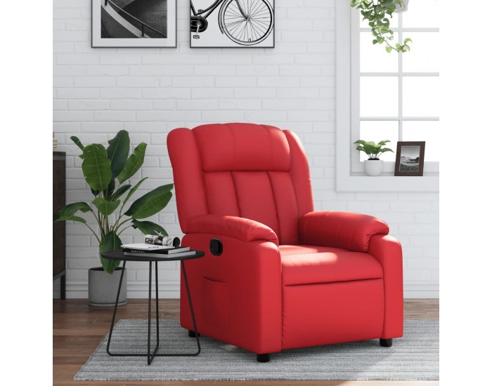 Sonata H Наклоняем стол, червен, изкуствена кожа