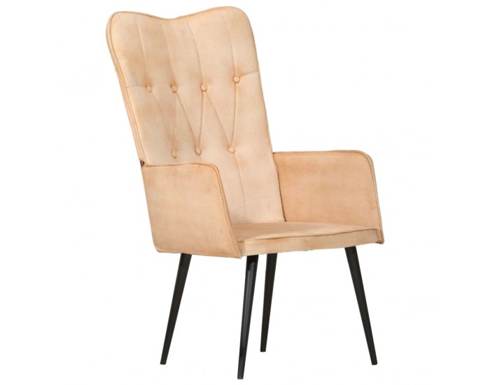 Sonata H Wingback стол, кремав, канава