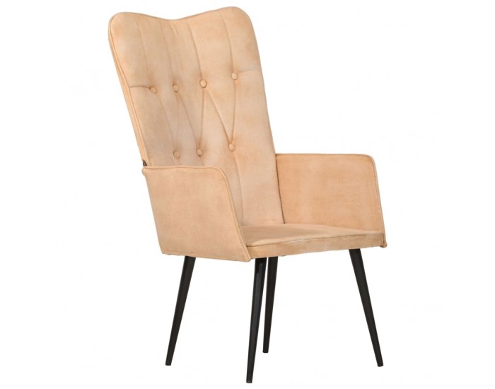 Sonata H Wingback стол, кремав, канава