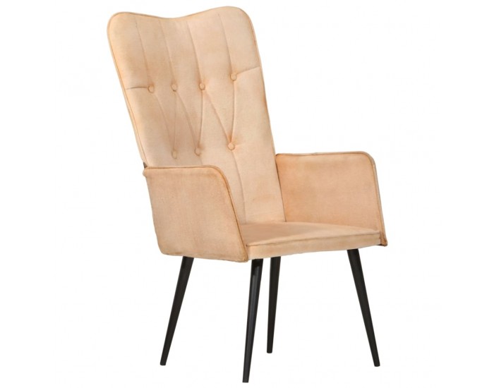 Sonata H Wingback стол, кремав, канава