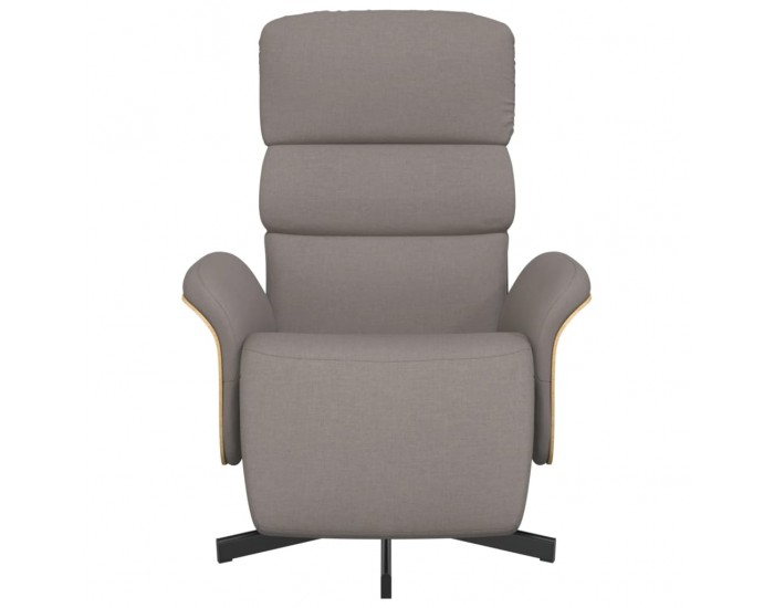 Sonata H Реклайнер стол с поставка за крака, таупе, текстил