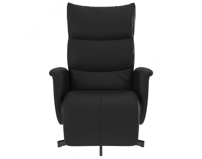 Sonata H Наклоняем стол с поставка за крака,черен, изкуствена кожа