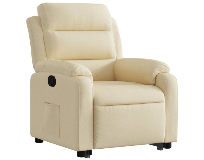 Sonata H Изправящ реклайнер стол, кремав, текстил