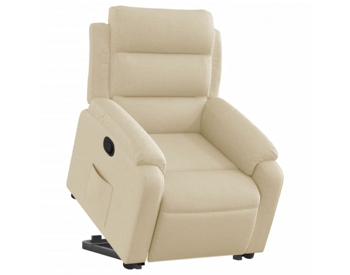 Sonata H Изправящ реклайнер стол, кремав, текстил