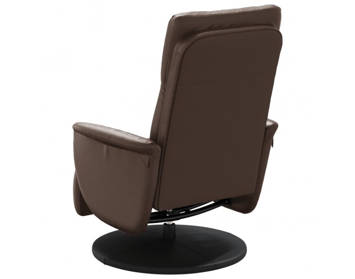 Sonata H Наклоняем стол с поставка за крака, кафяв, изкуствена кожа