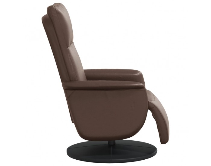 Sonata H Наклоняем стол с поставка за крака, кафяв, изкуствена кожа