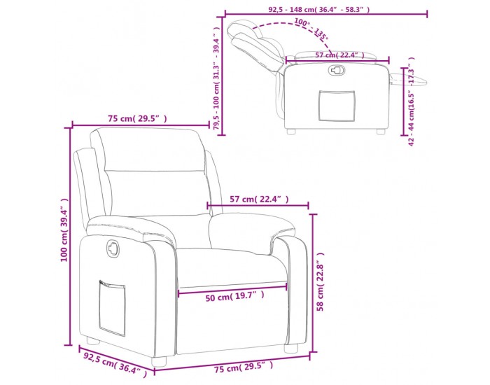 Sonata H Наклоняем стол, тъмнозелен, текстил
