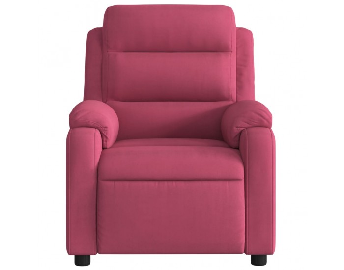Sonata H Реклайнер стол, виненочервен, кадифе