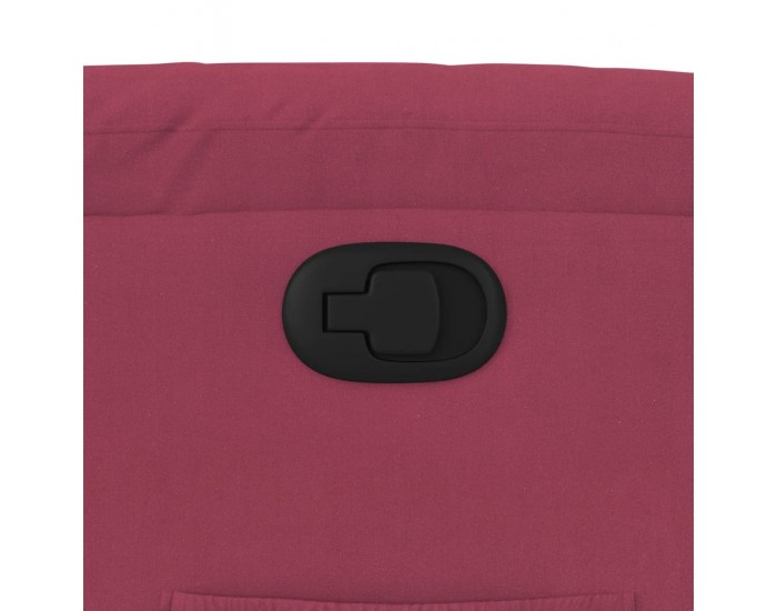 Sonata H Реклайнер стол, виненочервен, кадифе