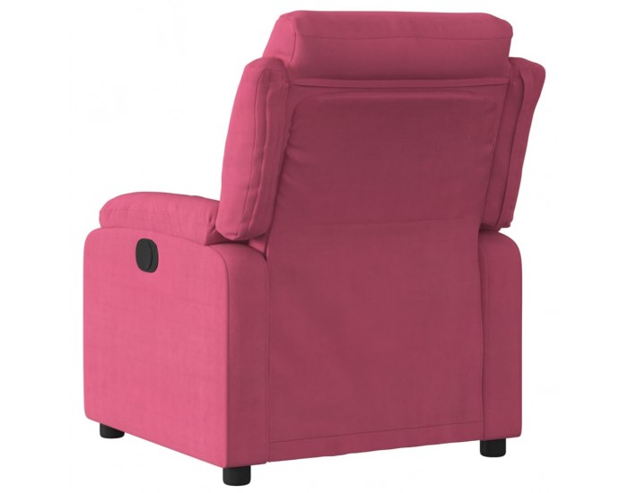 Sonata H Реклайнер стол, виненочервен, кадифе