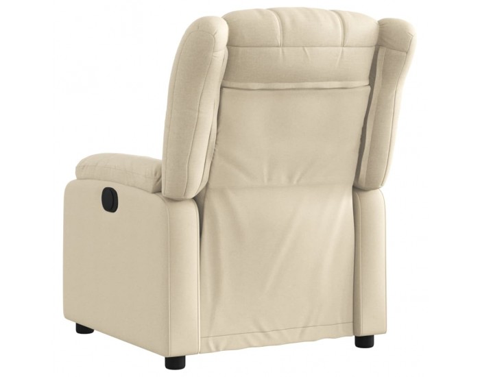 Sonata H Електрически стол реклайнер , кремав, текстил