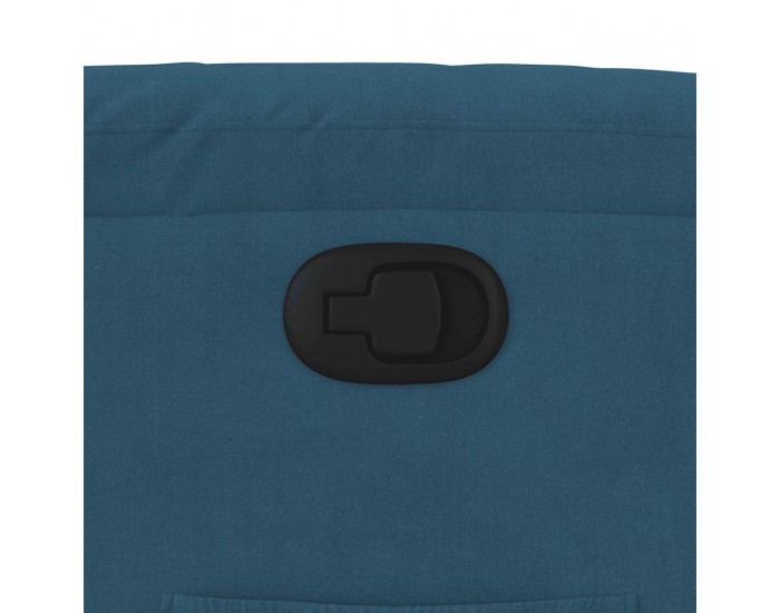 Sonata H Изправящ реклайнер стол, син, кадифе