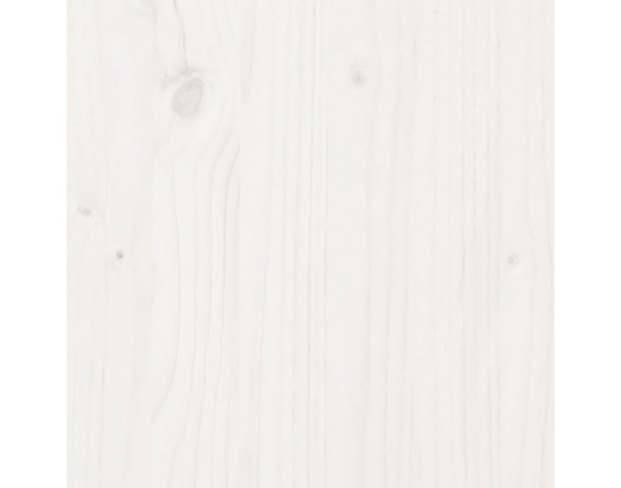 Sonata H Покрив за детско легло, бял, 209x85,5x88 см, бор масив