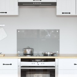 Sonata H Светлосив кухненски гръб 70x40x0,6 см от закалено стъкло - Кухненски аксесоари