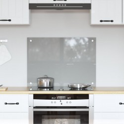 Sonata H Кухненски стенен панел Светлосиво 70x50x0,6 см Загорено стъкло - Кухненски аксесоари