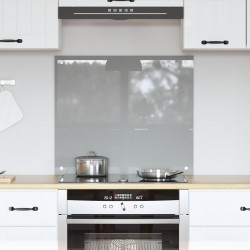 Светлосив кухненски гръб 70x60x0.6 см от закалено стъкло - Кухненски аксесоари