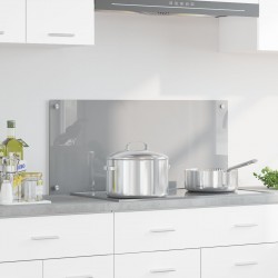 Sonata H Осветление за кухня Светлосиво 90x40x0,6 см Закалено стъкло - Кухненски аксесоари
