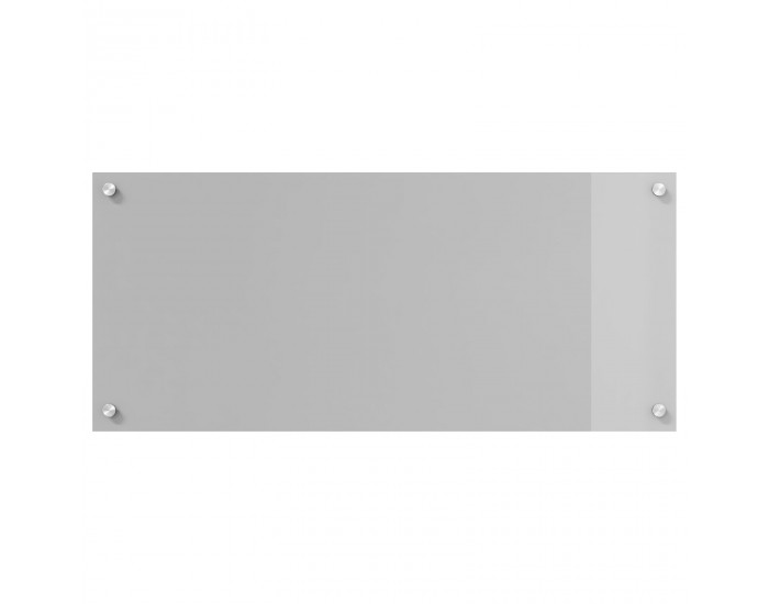 Sonata H Осветление за кухня Светлосиво 90x40x0,6 см Закалено стъкло