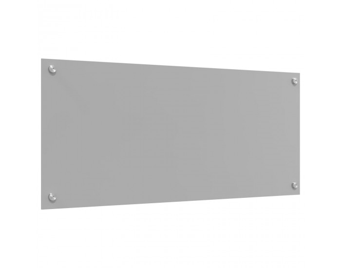 Sonata H Осветление за кухня Светлосиво 90x40x0,6 см Закалено стъкло