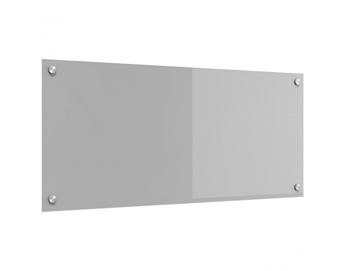 Sonata H Осветление за кухня Светлосиво 90x40x0,6 см Закалено стъкло