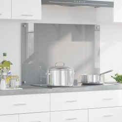 Sonata H Кухненско осветление за гръб Светлосиво 90x60x0,6 см от закалено стъкло - Кухненски аксесоари