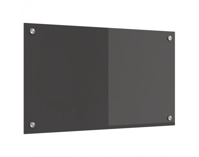 Sonata H Кухненска плочка Тъмен сив 70x40x0,6 см Закалено стъкло