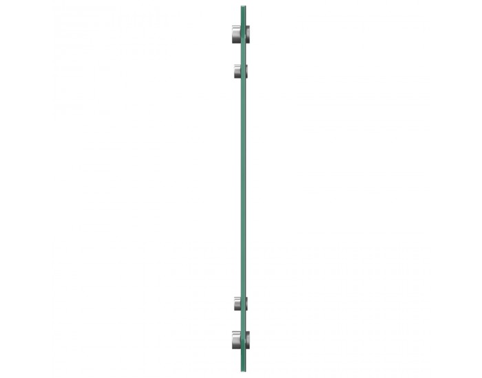 Sonata H Кухненска плочка Тъмен сив 70x40x0,6 см Закалено стъкло