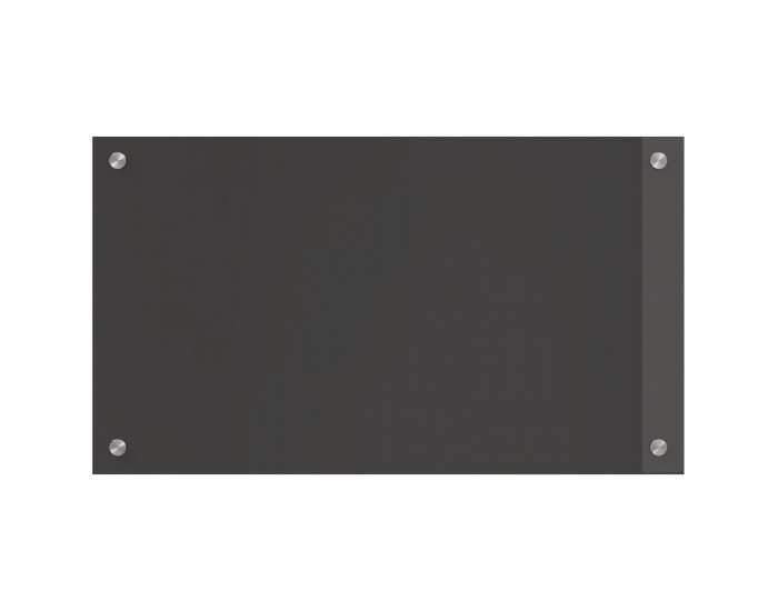 Sonata H Кухненска плочка Тъмен сив 70x40x0,6 см Закалено стъкло