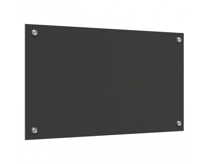 Sonata H Кухненска плочка Тъмен сив 70x40x0,6 см Закалено стъкло