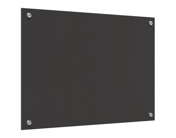 Sonata H Кухненска облицовка Тъмен сив 70x50x0,6 см Закалено стъкло