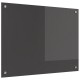 Sonata H Кухненски гръб в тъмен сив цвят - 80x60x0.6 см закалено стъкло