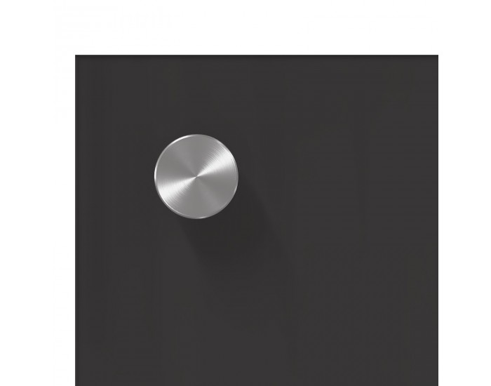 Sonata H Кухненски Тапет Тъмен Сив 90x40x0,6 см Темперирано Стъкло