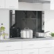 Sonata H Тъмен сив кухненски гръб 90x60x0.6 см от закалено стъкло