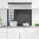 Sonata H Тъмен сив кухненски гръб 90x60x0.6 см от закалено стъкло