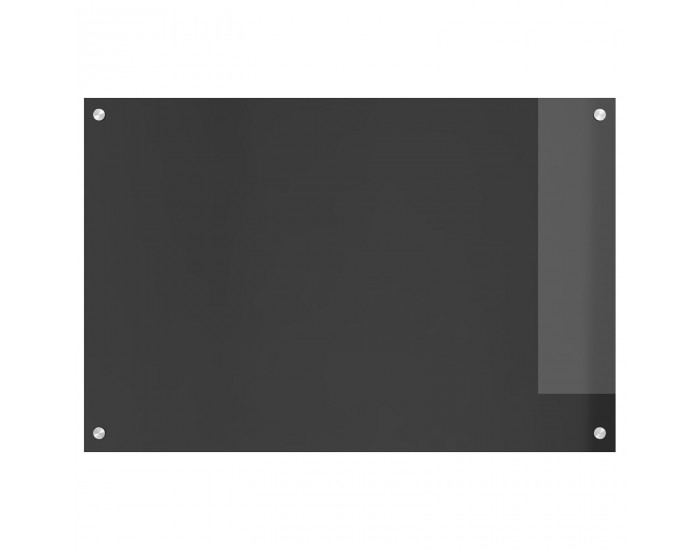 Sonata H Тъмен сив кухненски гръб 90x60x0.6 см от закалено стъкло