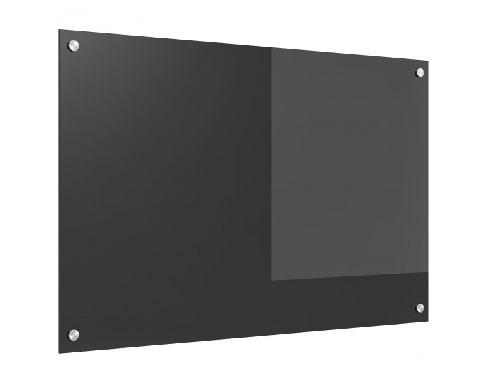 Sonata H Тъмен сив кухненски гръб 90x60x0.6 см от закалено стъкло