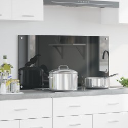 Sonata H Кухненски бексплаш тъмен сив 100x50x0,6 см закалено стъкло - Кухненски аксесоари