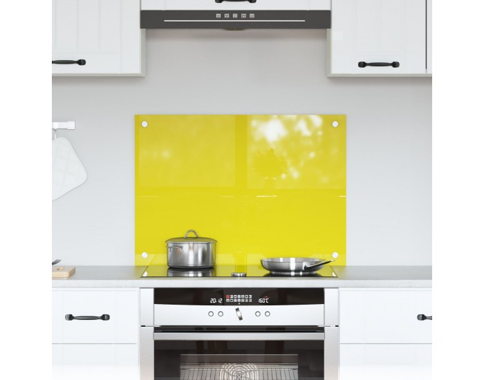 Sonata H Жълти Кухненски Плочки 70x50x0,6 см Закалено Стъкло