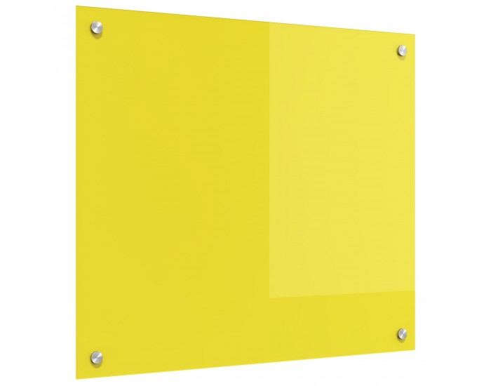 Sonata H Жълта Кухненска Плочка 70x60x0,6 см от Закалено Стъкло