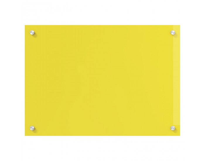 Sonata H Жълта Кухненска Плочка 70x60x0,6 см от Закалено Стъкло