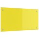 Sonata H Жълт керамичен гръб за кухня 80x40x0,6 см Закалено стъкло
